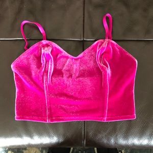 American Apparel velvet top